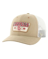 '47 Brand Men's Khaki St. Louis Cardinals Ridgewood Trucker Adjustable Hat