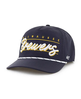 '47 Brand Men's Navy Milwaukee Brewers Condor Hitch Adjustable Hat