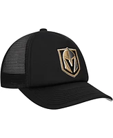 Mitchell & Ness Big Boys and Girls Black Vegas Golden Knights Core Trucker Adjustable Hat