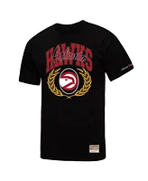 Mitchell & Ness Men's Black Atlanta Hawks Nba x Michelob Ultra Rewind Ii T-Shirt