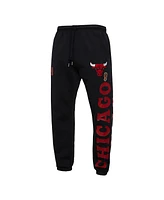 Mitchell & Ness Men's Black Chicago Bulls Hardwood Classics Team Origins Pants