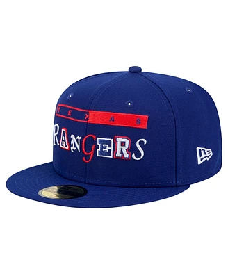 New Era Men's Royal Texas Rangers Ransom 59FIFTY Fitted Hat