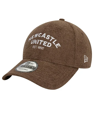 New Era Men's Brown Newcastle United Terry Cloth Adjustable 9FORTY Hat