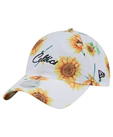 New Era Women's White Boston Celtics Adventure Flower 9TWENTY Adjustable Hat