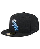 New Era Men's Black Chicago White Sox Tonal Koi 59FIFTY Fitted Hat
