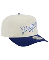 New Era Men's White Los Angeles Dodgers Team Scribble Golfer Adjustable Hat