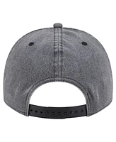 New Era Men's Charcoal Buffalo Sabres Throwback Washed A-Frame Pre-Curved 9FIFTY Snapback Hat