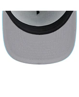 New Era Men's White/Light Blue Kansas City Royals Retro Script Trucker 9FIFTY Snapback Hat