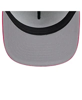 New Era Men's White/Red Chicago Cubs Retro Script Trucker 9FIFTY Snapback Hat