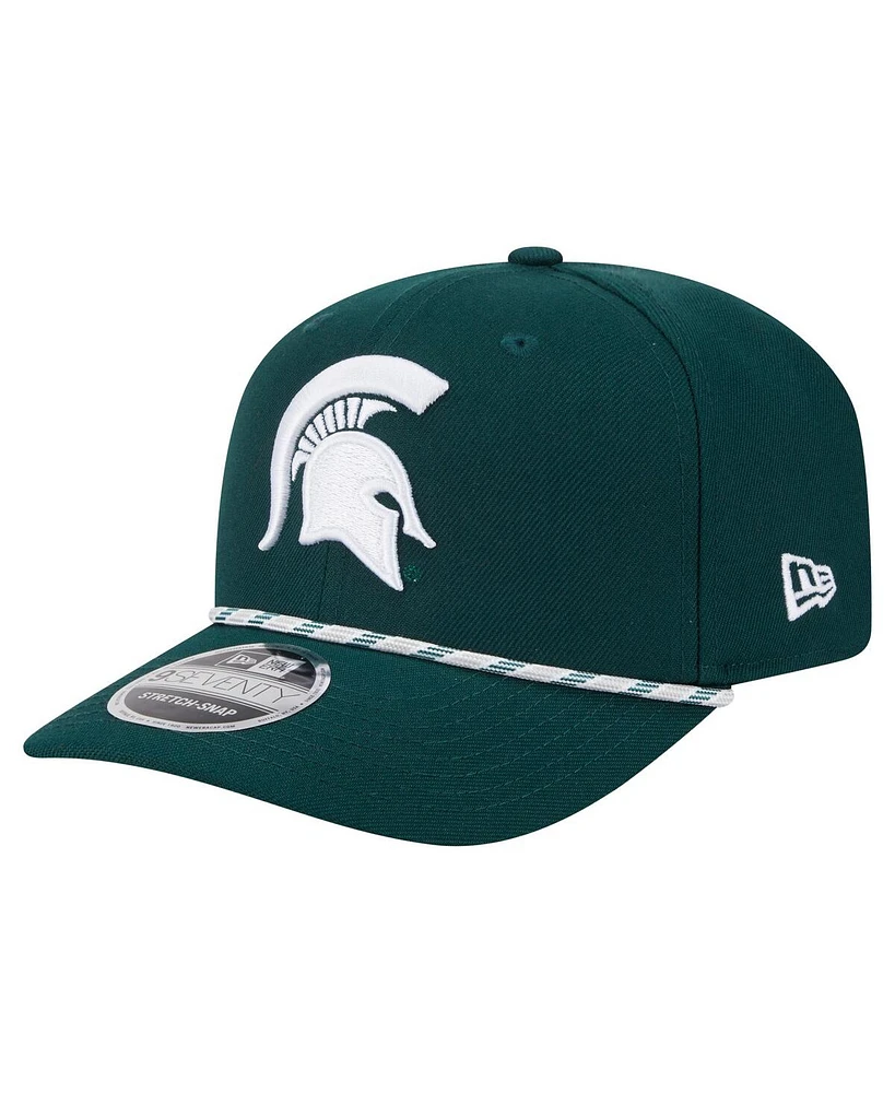New Era Men's Green Michigan State Spartans Gameday Multi-Rope 9SEVENTY Stretch-Snap Hat