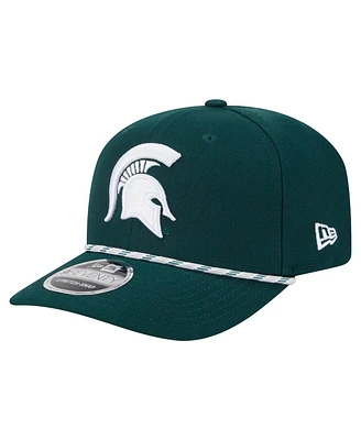 New Era Men's Green Michigan State Spartans Gameday Multi-Rope 9SEVENTY Stretch-Snap Hat