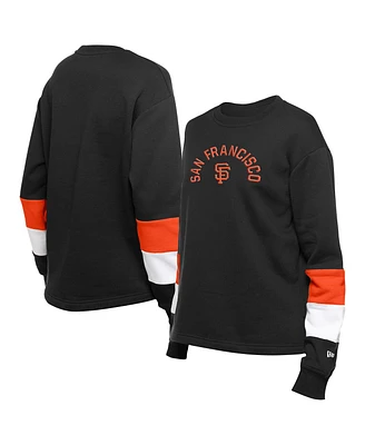 New Era Women's Black San Francisco Giants Game Day Color Pullover Sweatshirt