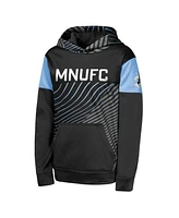 Outerstuff Big Boys and Girls Black Minnesota United Fc Unbeatable Pullover Hoodie