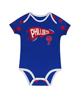Outerstuff Baby Boys and Girls 2-Piece Blue Philadelphia Phillies On Deck Diaper Cover Set