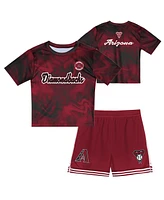 Outerstuff Toddler Red Arizona Diamondbacks Pinch Hitter Infielder T-Shirt and Shorts Set