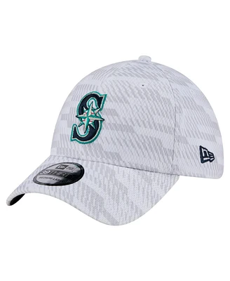 New Era Men's White Seattle Mariners Graded 39THIRTY Flex Hat