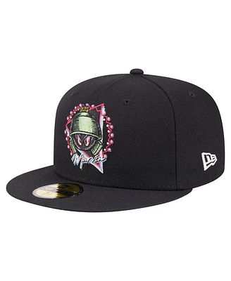 New Era Men's Black Looney Tunes Color Pack 59FIFTY Fitted Hat