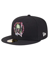 New Era Men's Black Looney Tunes Color Pack 59FIFTY Fitted Hat