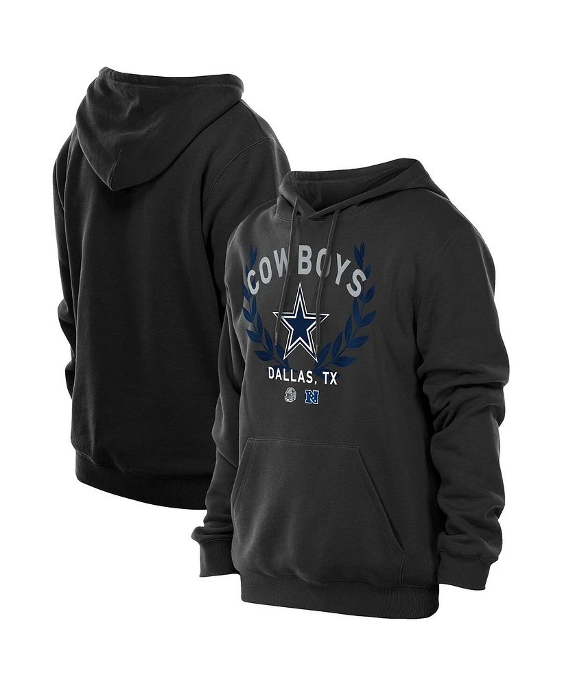 New Era Men's Black Dallas Cowboys 2025 Nfl Draft Pullover Hoodie