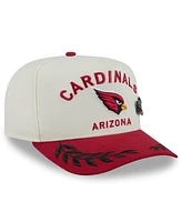 New Era Men's Cream/Cardinal Arizona Cardinals 2025 Nfl Draft A-Frame 59FIFTY Fitted Hat