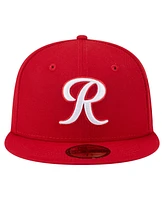 New Era Men's Red Tacoma Rainiers Authentic Collection 59FIFTY Fitted Hat