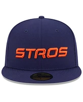 New Era Men's Navy Houston Astros 2025 City Connect Fan Pack 59FIFTY Fitted Hat