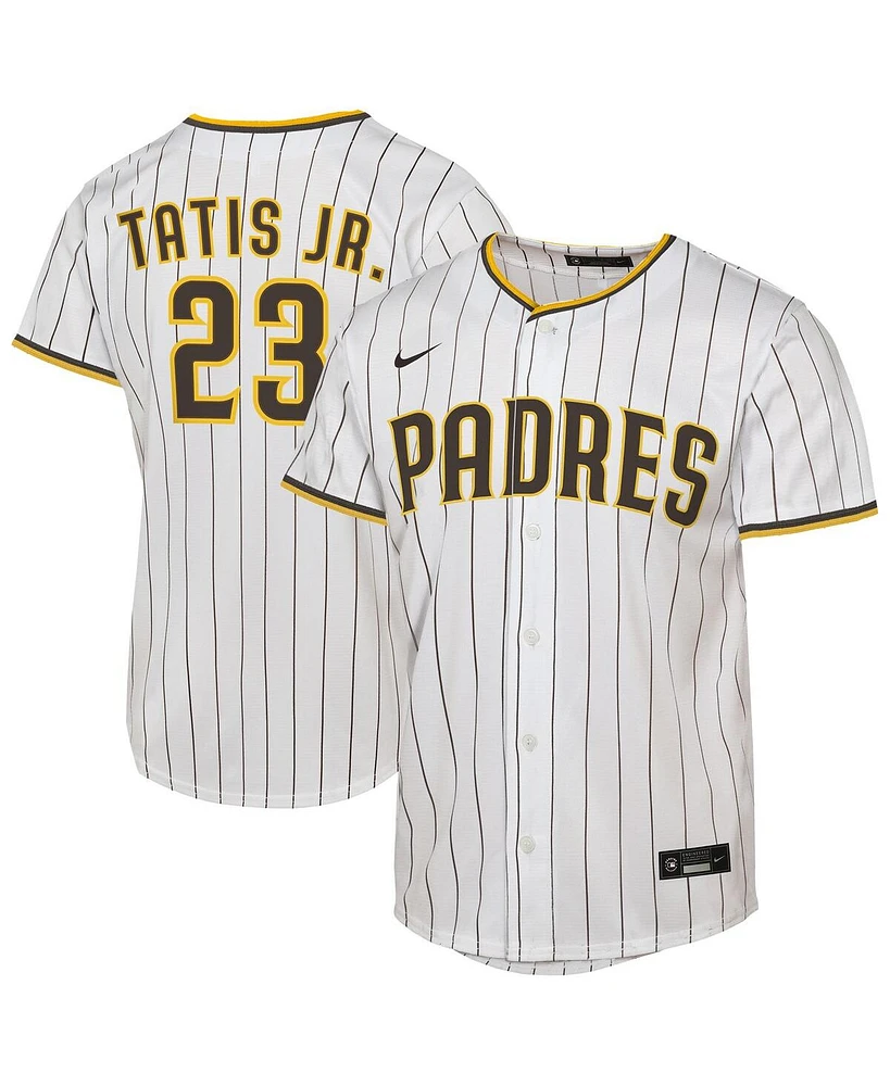 Nike Big Boys and Girls Fernando Tatis Jr. White San Diego Padres Home Replica Player Jersey