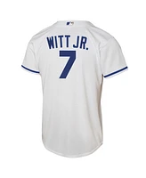 Nike Big Boys and Girls Bobby Witt Jr. White Kansas City Royals Home Replica Player Jersey