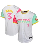 Nike Big Boys and Girls Jackson Merrill White San Diego Padres City Connect Limited Jersey