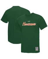 Mitchell & Ness Men's Green Miami Hurricanes Elite Script T-Shirt