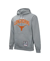 Mitchell & Ness Men's Heather Gray Texas Longhorns Classic Arch Pullover Hoodie