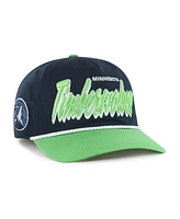 '47 Brand Men's Navy/Green Minnesota Timberwolves Dropshadow Rope Hitch Adjustable Hat