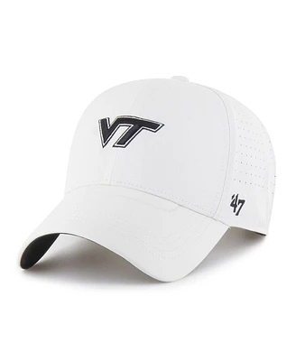'47 Brand Men's White Virginia Tech Hokies Forward Vent Mvp Adjustable Hat