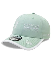 New Era Men's Max Verstappen Green Red Bull Racing 1 9FORTY Adjustable Hat