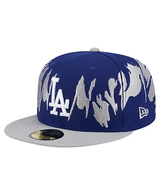 New Era Men's Navy/Gray Los Angeles Dodgers Retro Pattern 59FIFTY Fitted Hat