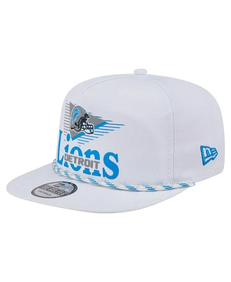 New Era Men's White Detroit Lions Collide Golfer Snapback Hat