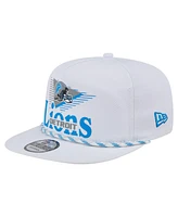 New Era Men's White Detroit Lions Collide Golfer Snapback Hat
