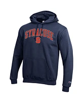 Champion Men's Navy Syracuse Orange Arch Over Logo Pullover Hoodie