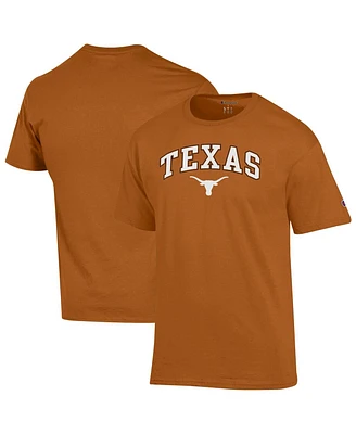 Champion Men's Texas Orange Longhorns Arch Over Logo T-Shirt