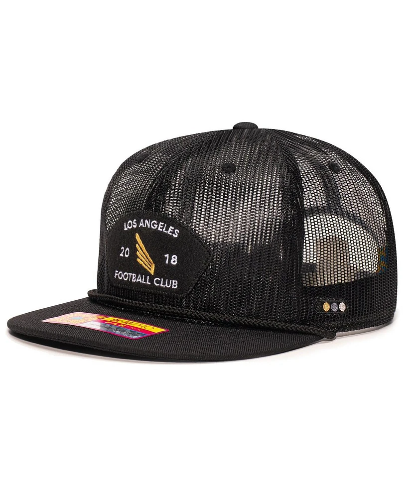 Fan Ink Men's Black Lafc Beach Bum Snapback Hat