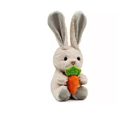 Sperric Easter Plush Bunny and Silicone Teether Set, Cute with Carrot & Basket Teethers