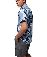 Columbia Mens Rapid Rivers Printed Short Sleeve Shirt With Rapid Rivers Cargo Short
