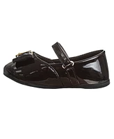 Laura Ashley Little and Big Girls Hook and Loop Dress Shoe