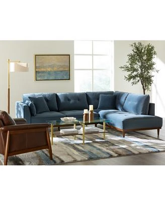 Hazelynn Fabric Sofa Chaise Collection Exclusively At Macys