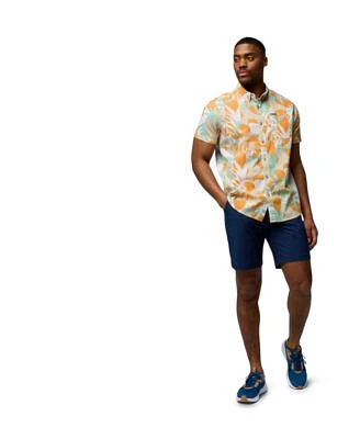 Columbia Mens Rapid Rivers Printed Short Sleeve Shirt With Carter Crest Short