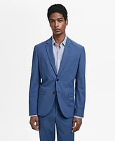 Mango Men's Stretch Fabric Super Slim-Fit Suit Blazer