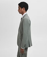 Mango Men's Stretch Fabric Super Slim-Fit Suit Blazer