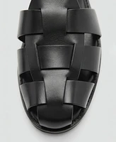 Mango Men's Round Toed Fisherman Sandals