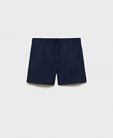 Mango Men's Drawstring Swim Trunks