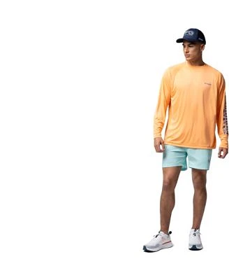 Columbia Mens Terminal Tackle Long Sleeve Shirt With Pfg Rambler Short Pfg Hooks Mesh Snapback Ball Cap